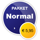 Pakket Normal à € 5,95 p/m