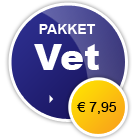 Pakket Vet à € 7,95 p/m